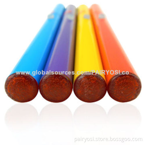 Ecig mod, manual switch, disposable, 500 puffs, tube packing with display box